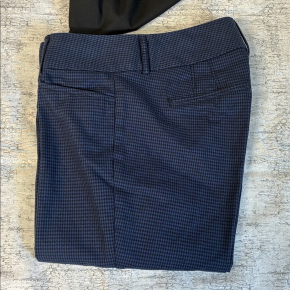 Banana Republic Pants, Jackson Fit; Dark Purple & Black Houndstooth; Size: 0 - Picture 3 of 12